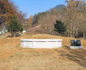 단양 시공사례 묘지조성 계단 작업