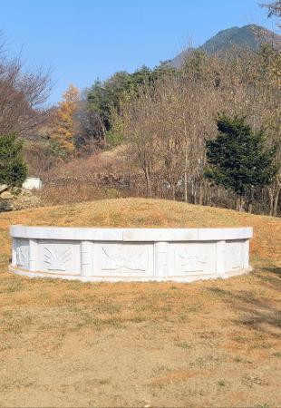 단양 시공사례 묘지조성 계단 작업