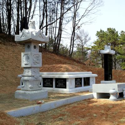 사각납골묘 시공